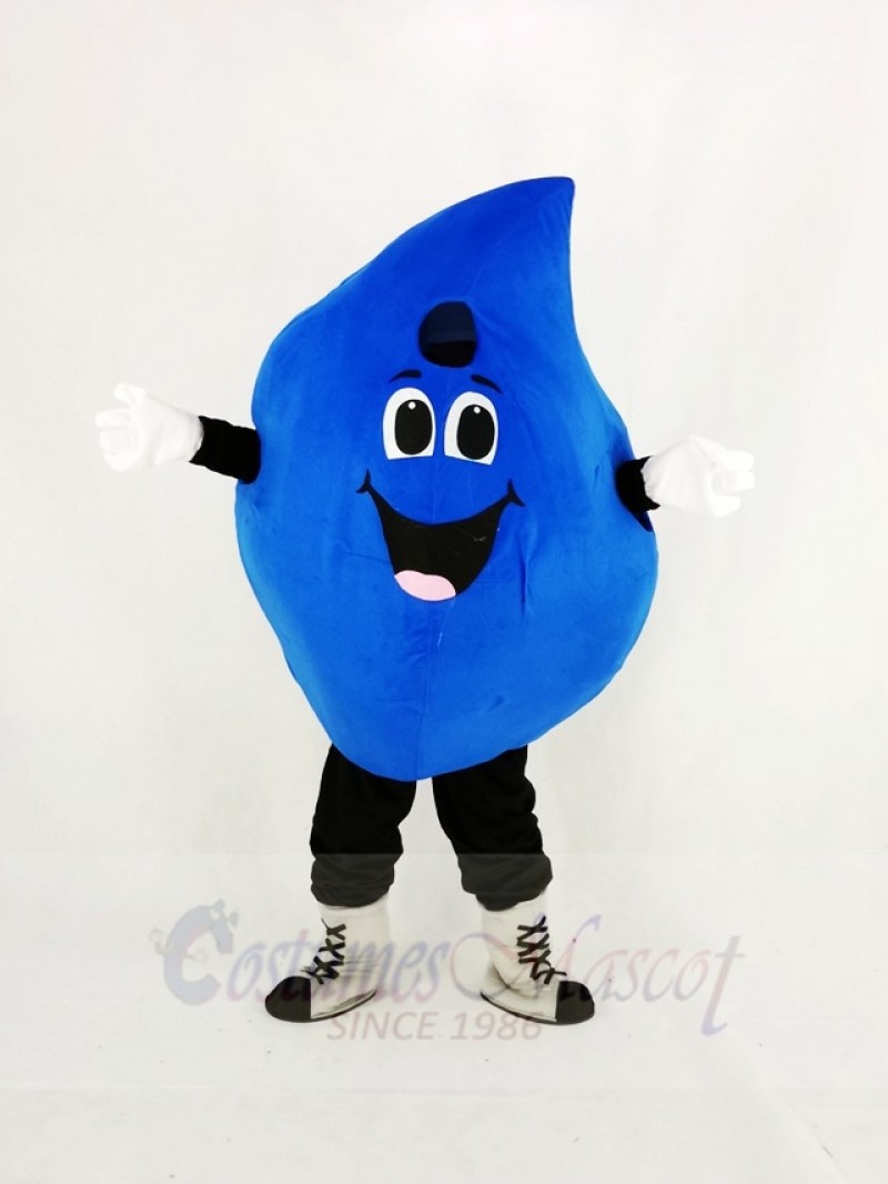 Funny Water Drop Mascot Costume Cartoon