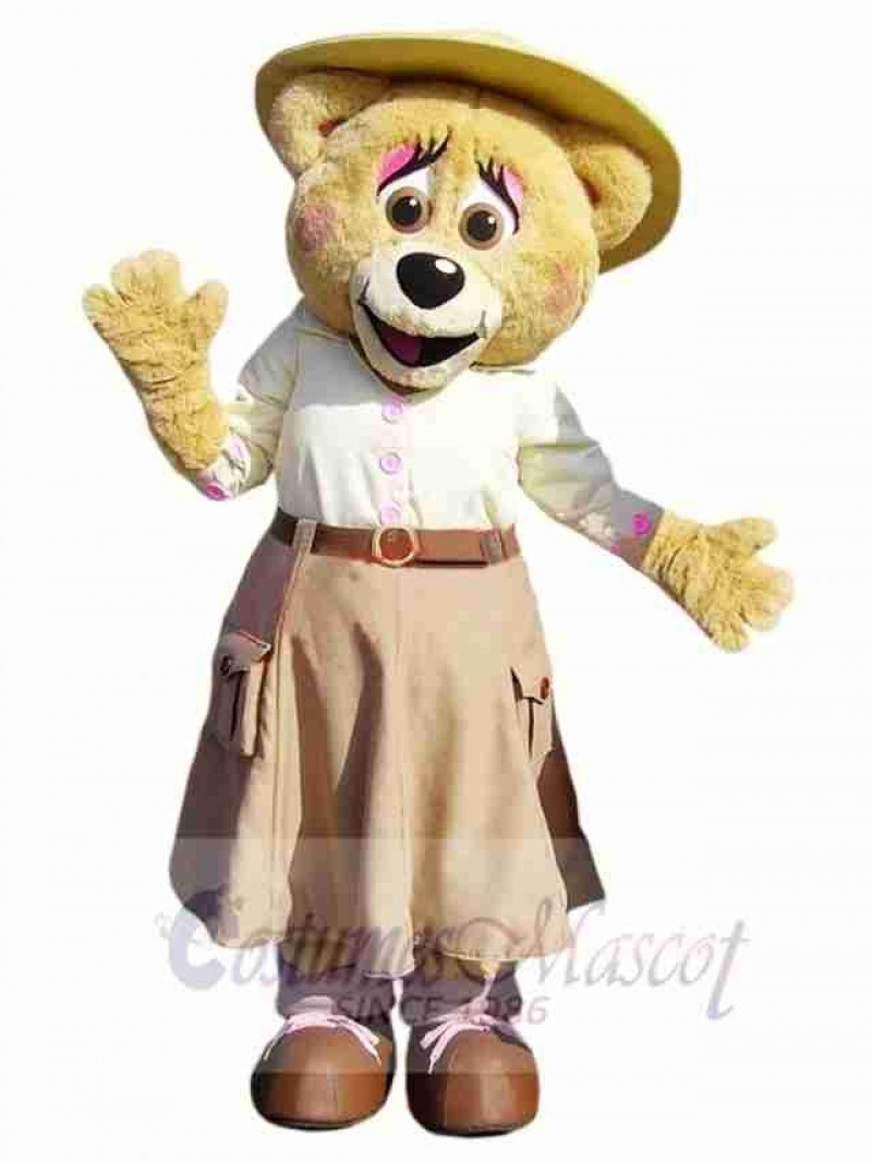 Beautiful Bear Mascot Costume 