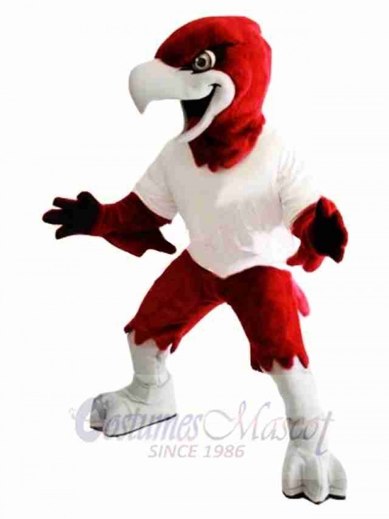 Red Fierce Eagle Mascot Costume 