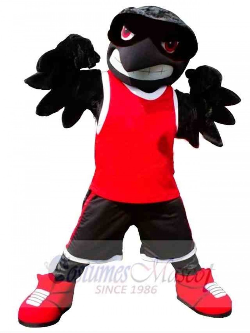 Sporty College Raven Mascot Costume 