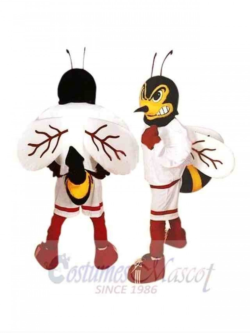 Angry Bee Mascot Costume 