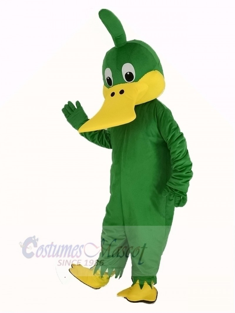 Green Duck Mascot Costume