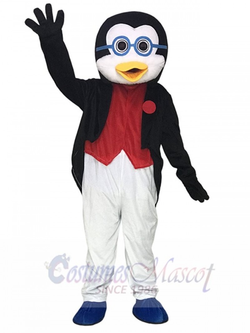 Doctor Penguin in Tuxedo Mascot Costumes Animal