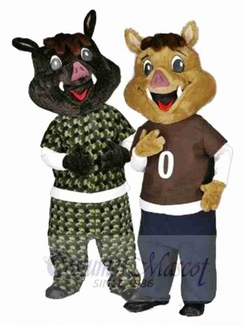 Boar Brothers Mascot Costume
