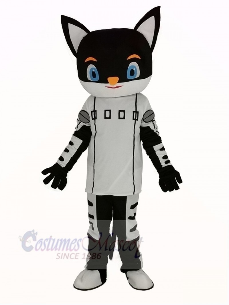 Sir Black Cat Mascot Costume Cartoon