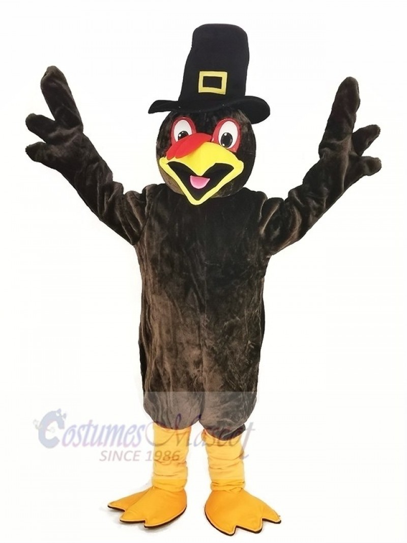 Thanksgiving Turkey with Hat Mascot Costume