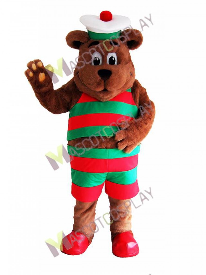 High Quality Adult Cod Liver Bear Mascot Costume