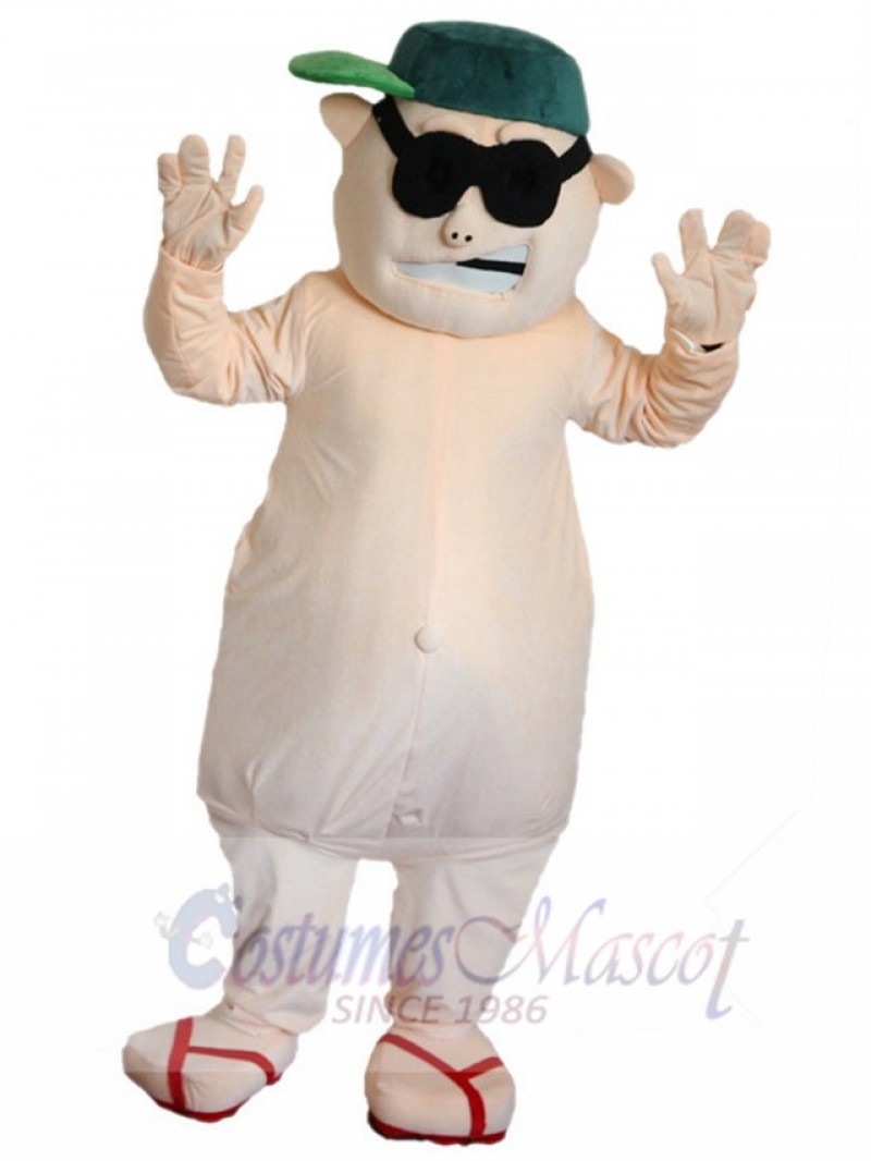 Fat Man mascot costume