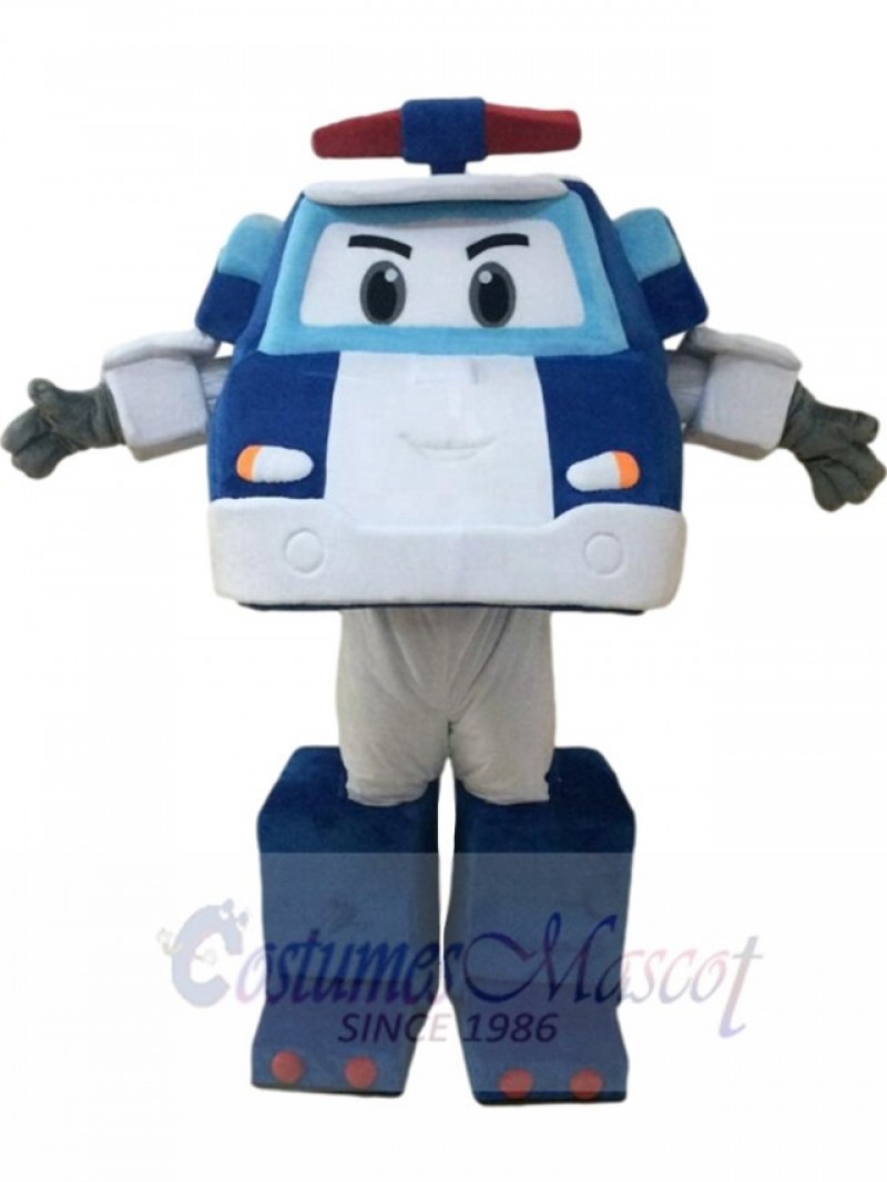 Police Car mascot costume