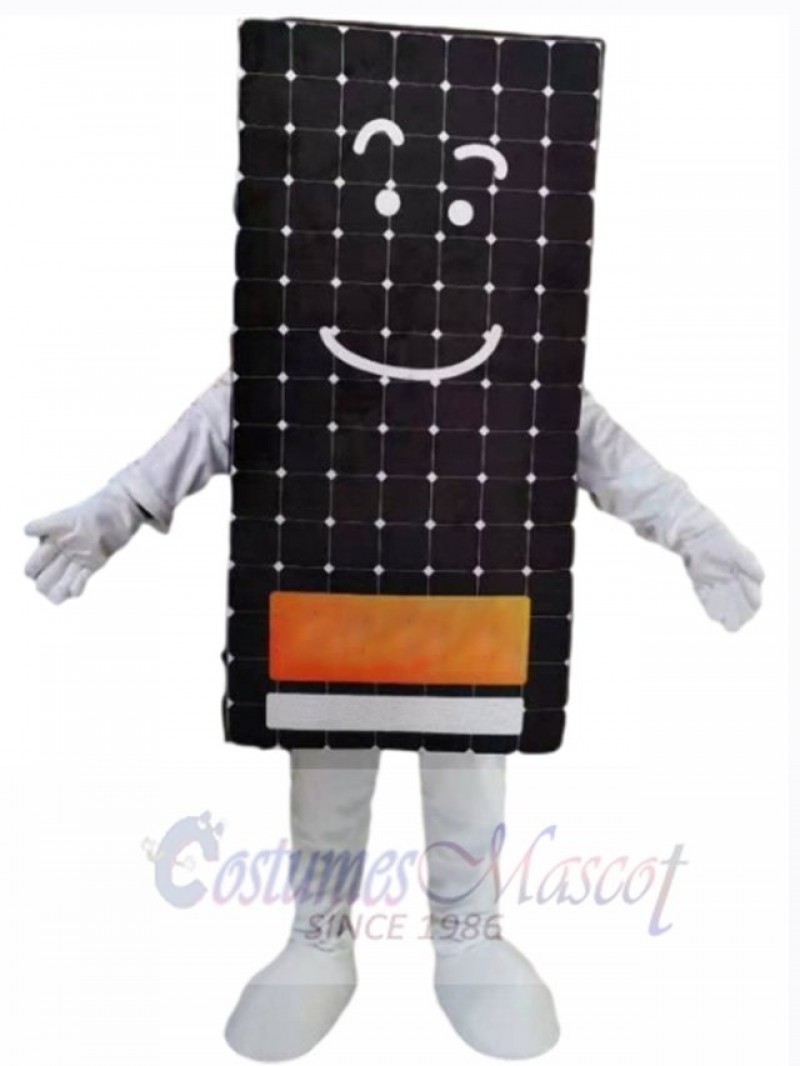 Solar Panel Mascot Costume Cartoon Solar Panel Mascot Costume Cartoon