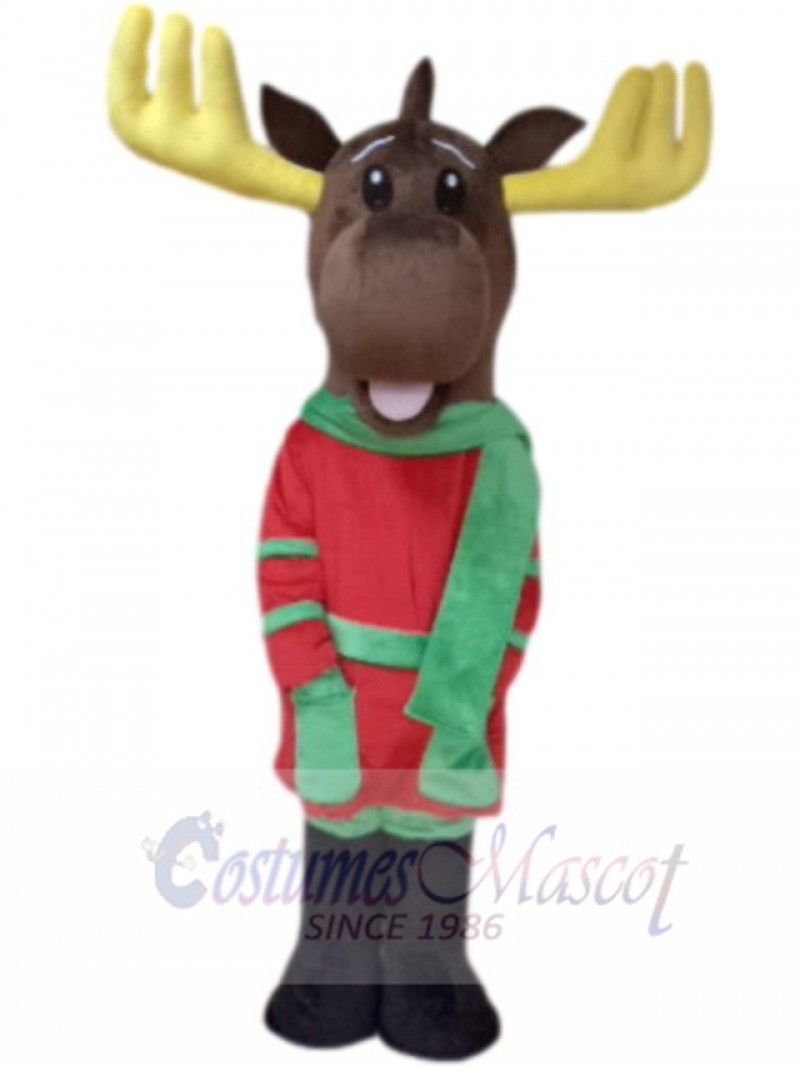 Deer Reindeer mascot costume