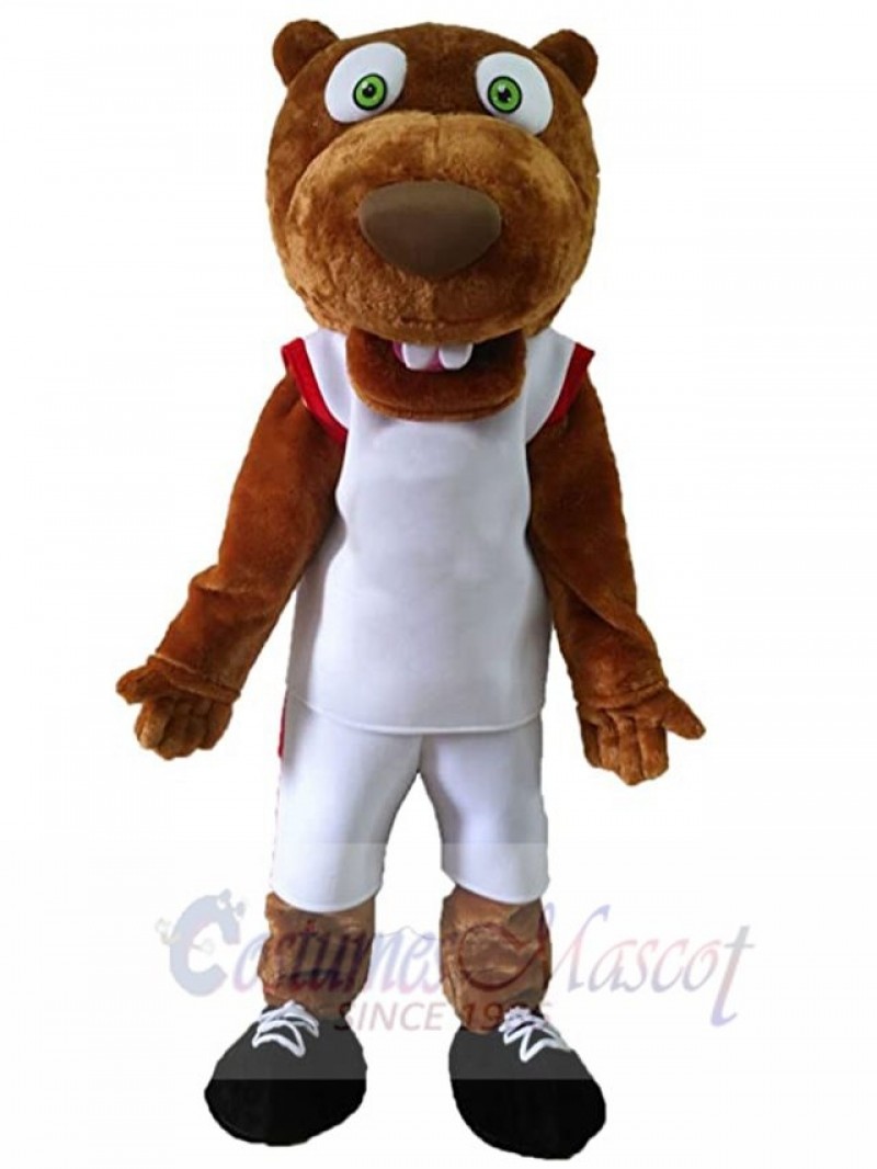 Beaver mascot costume