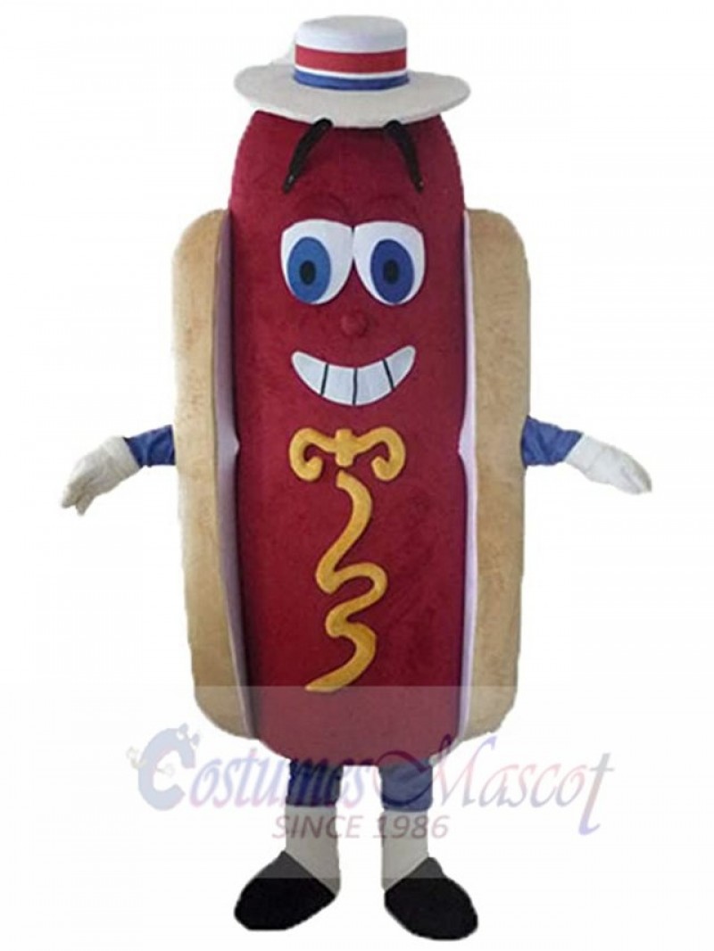Hotdog mascot costume
