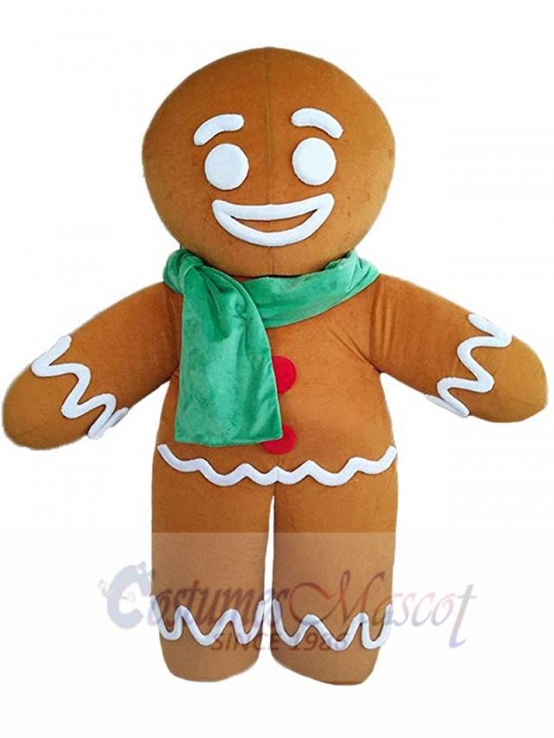 Gingerbread Man mascot costume