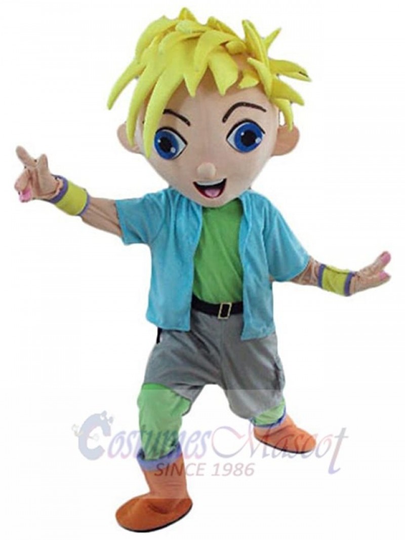 Boy mascot costume