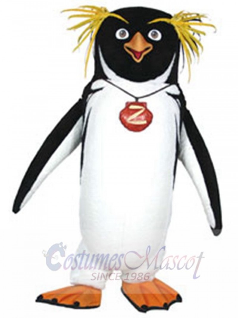 Northern Rockhopper Penguin mascot costume