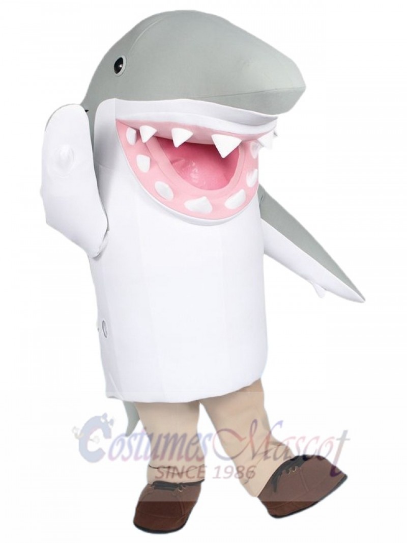 Shark mascot costume