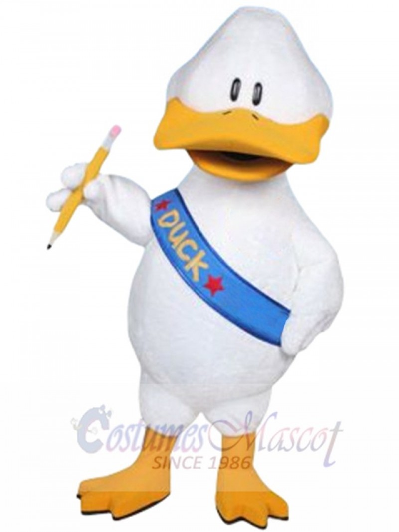 Click Clack Duck mascot costume