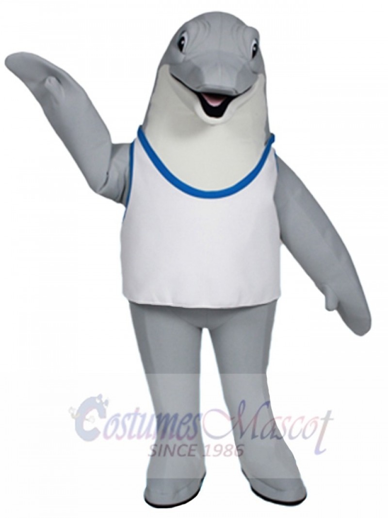 Dolphin mascot costume