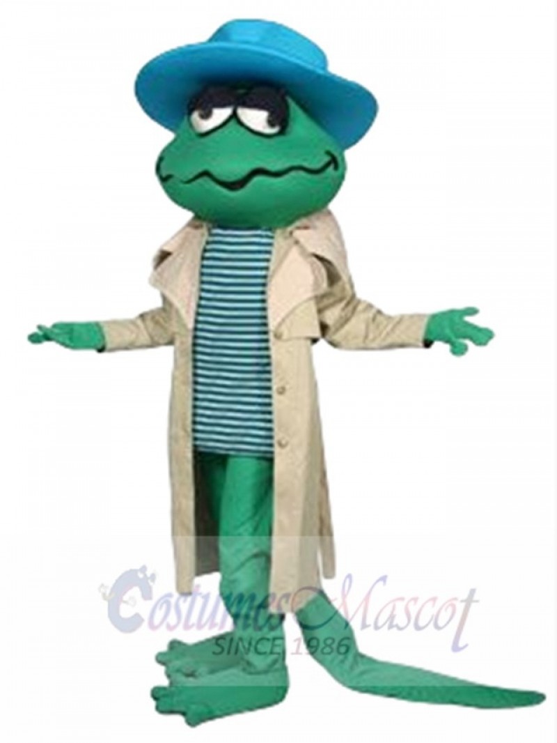 Chet Gecko mascot costume