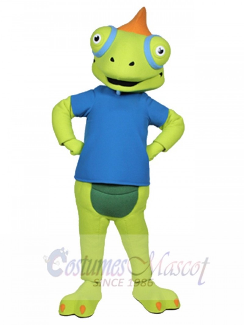 Covington Lizard mascot costume