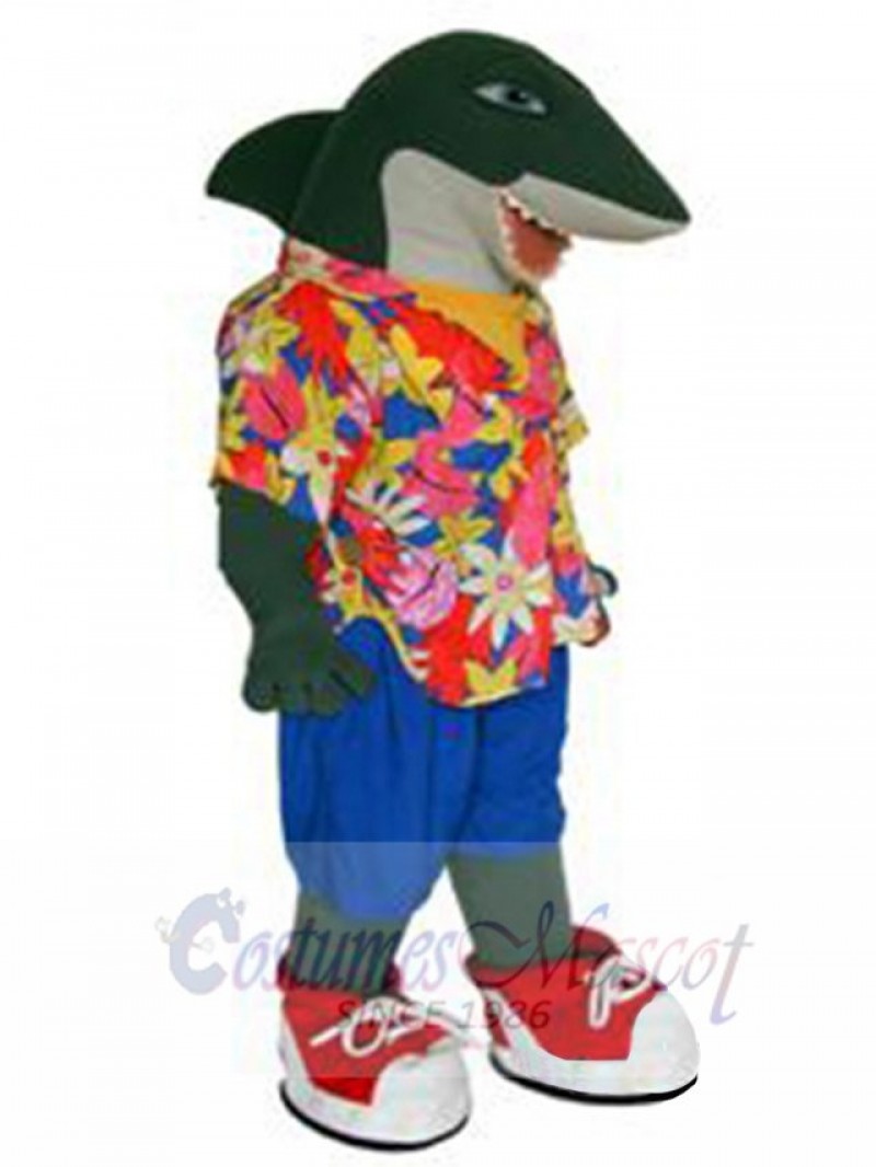 Shark mascot costume