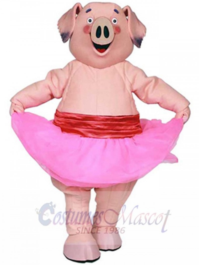 Mercy Watson Pig mascot costume