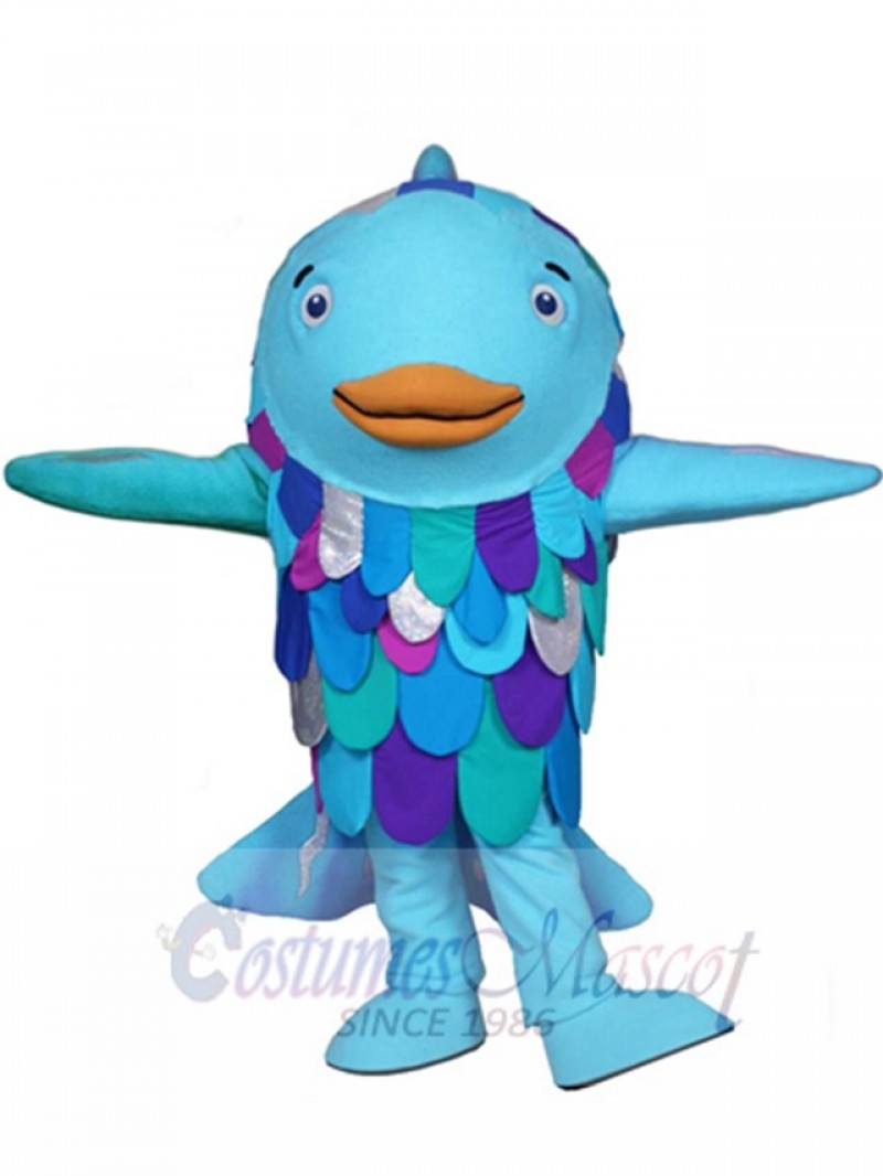 The Rainbow Fish mascot costume