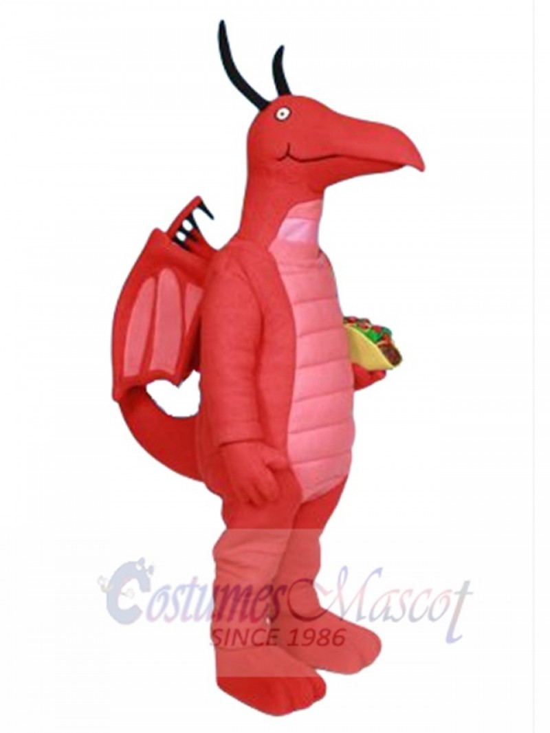 Taco Dragon mascot costume