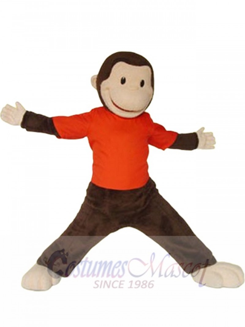 Curious George Monkey mascot costume