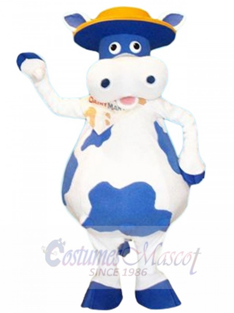 Dee Dairy Cow mascot costume