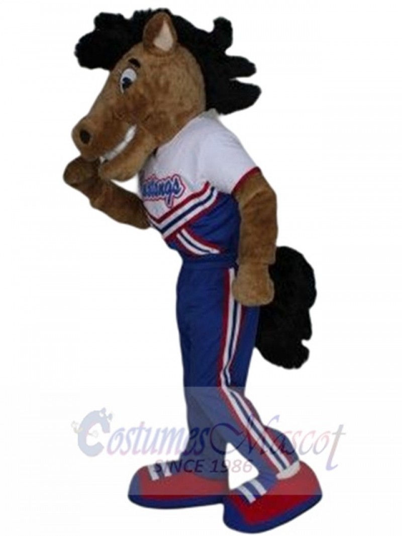 Mustang Horse mascot costume