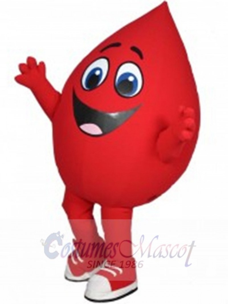 Buddy the Blood Drop mascot costume