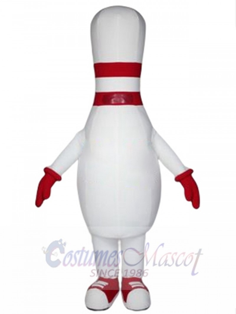 Bowling Pin mascot costume
