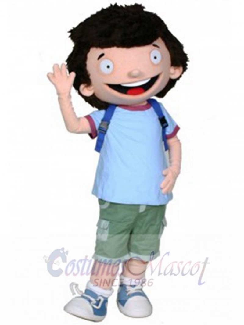 George Brown Boy mascot costume