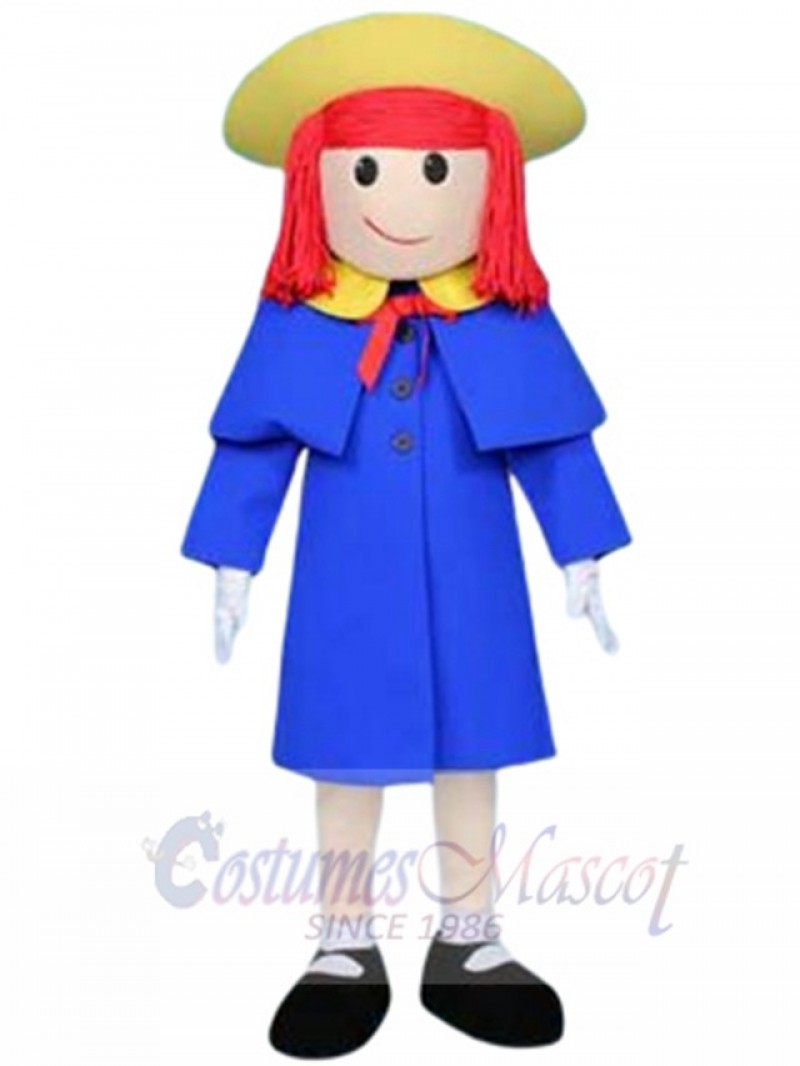 The Girl Madeline mascot costume