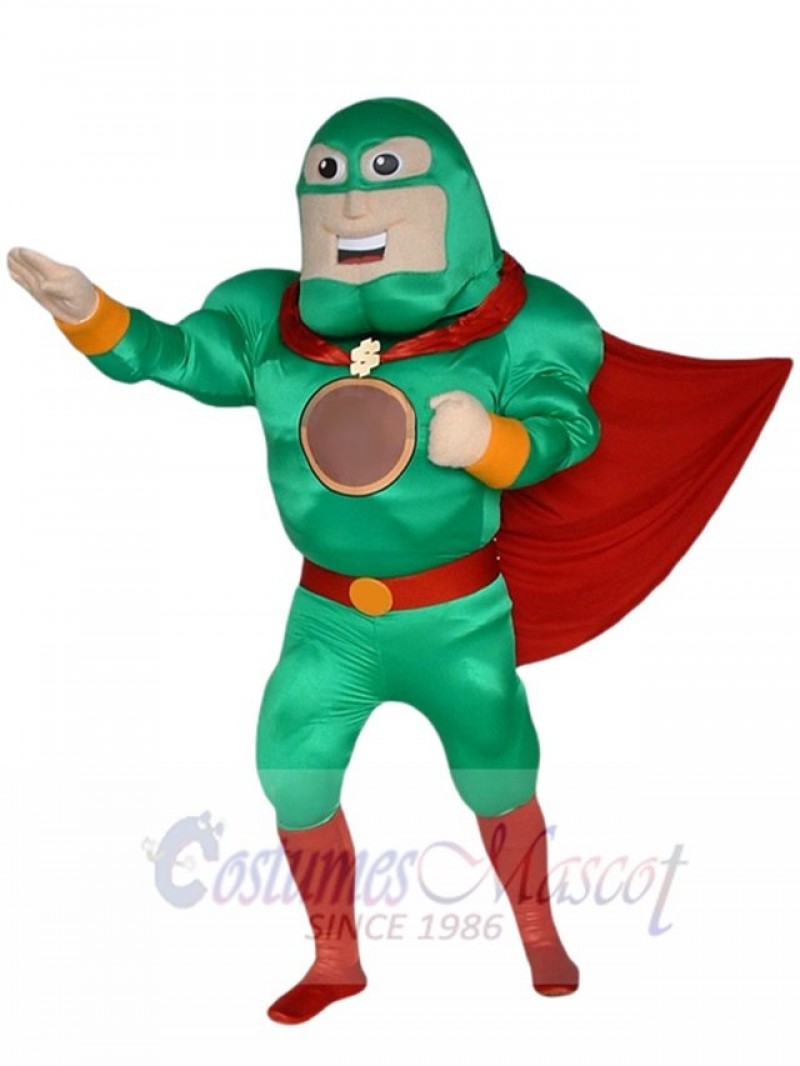 Superhero mascot costume