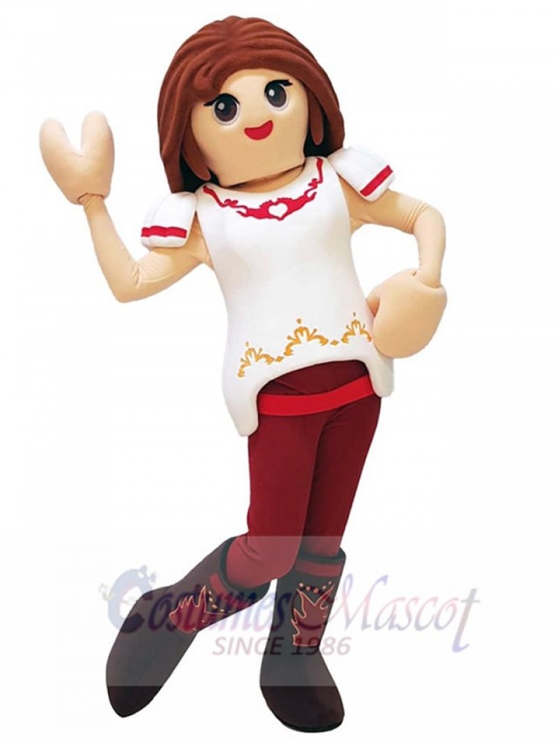 Female mascot costume