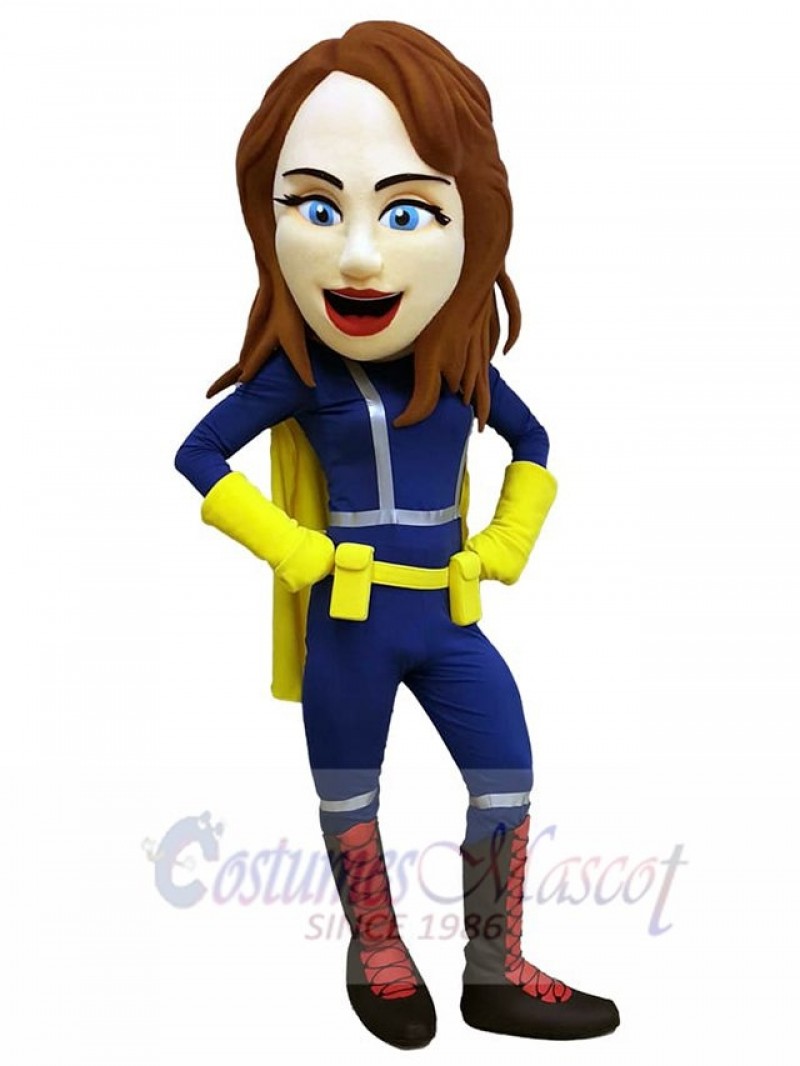 Female Firefighter mascot costume