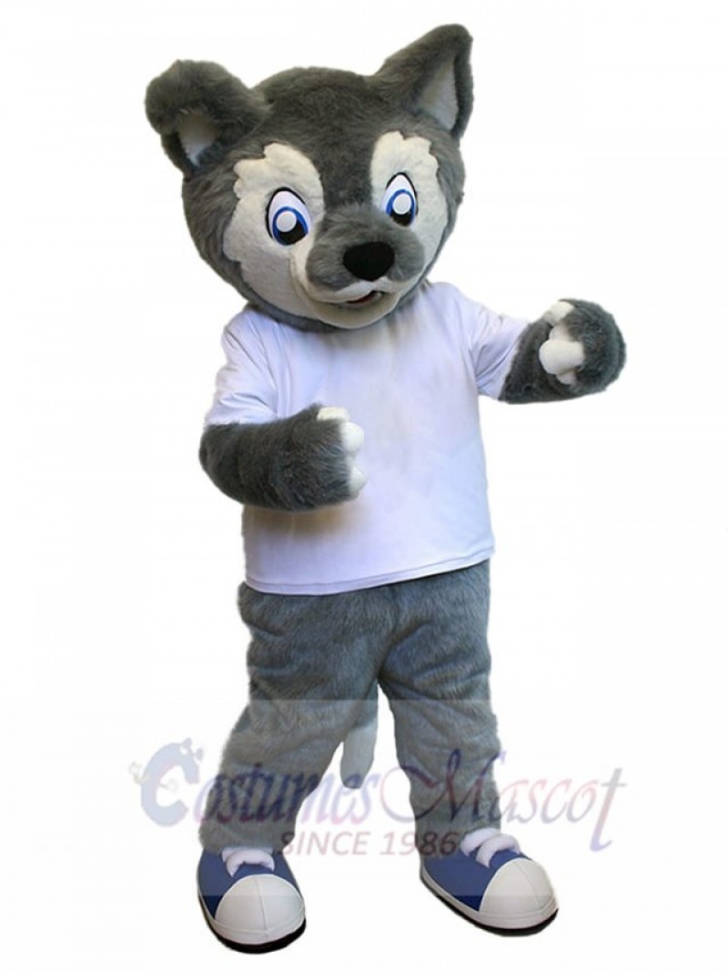 Wolf mascot costume