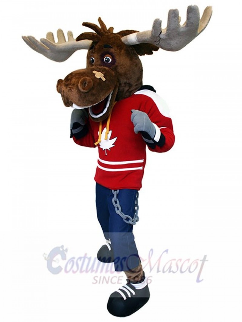 Moose mascot costume