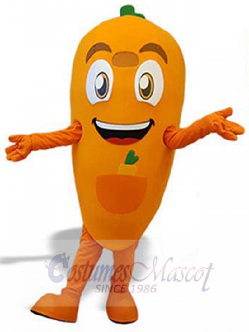 Carrot mascot costume