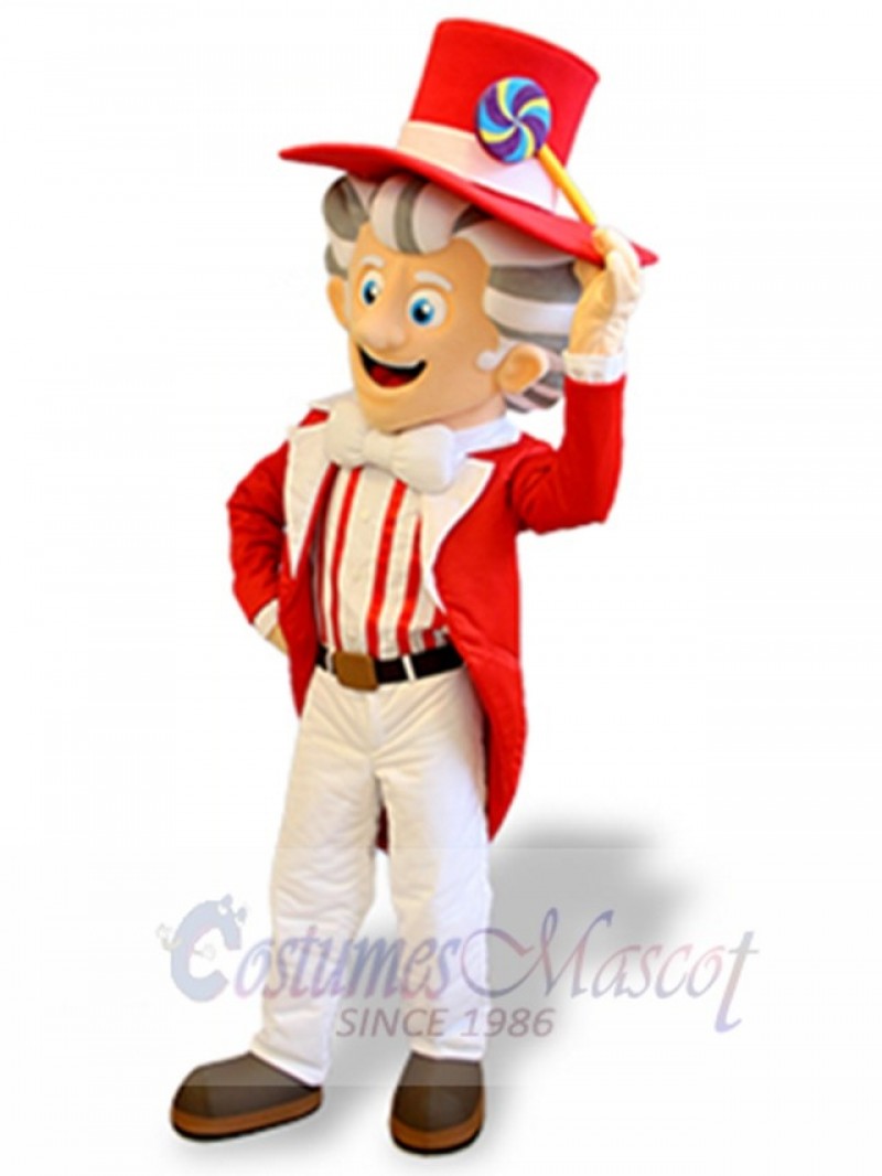 Candy Gentleman mascot costume