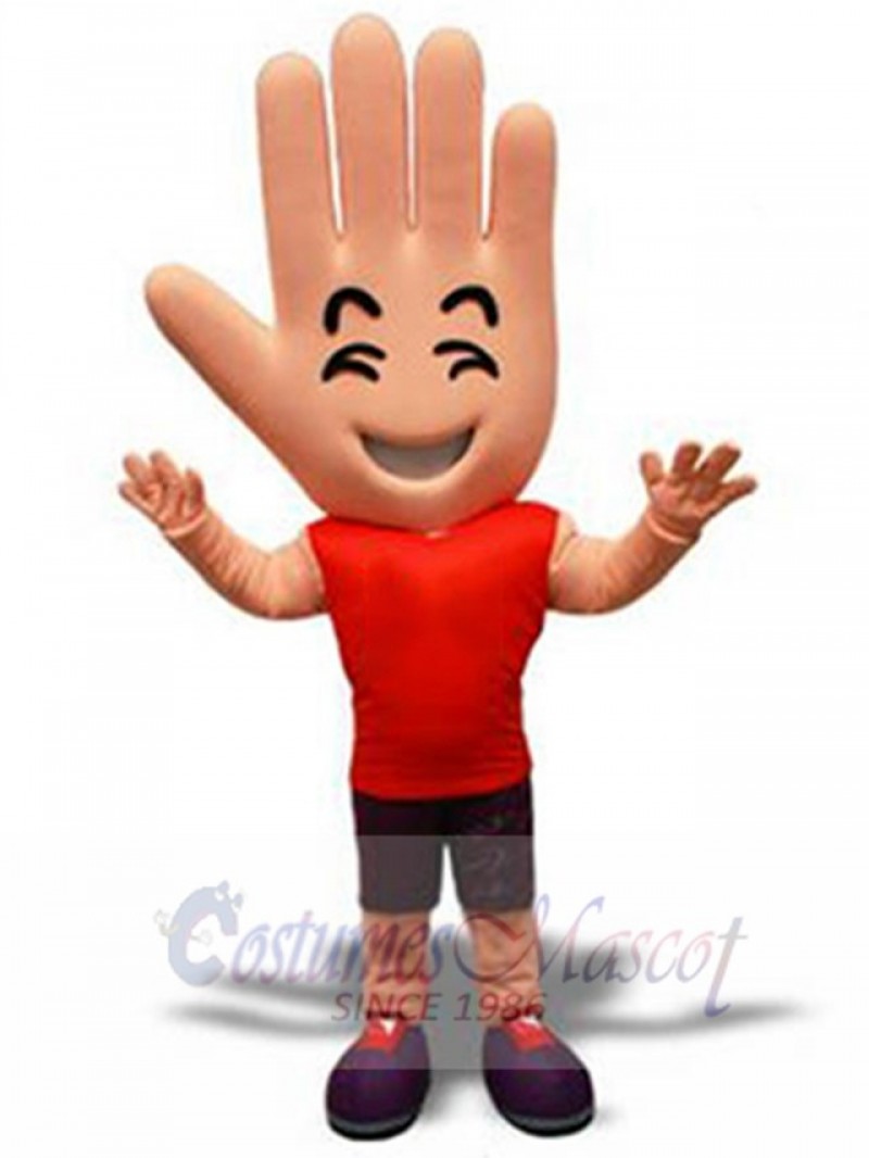 Palm Hand mascot costume