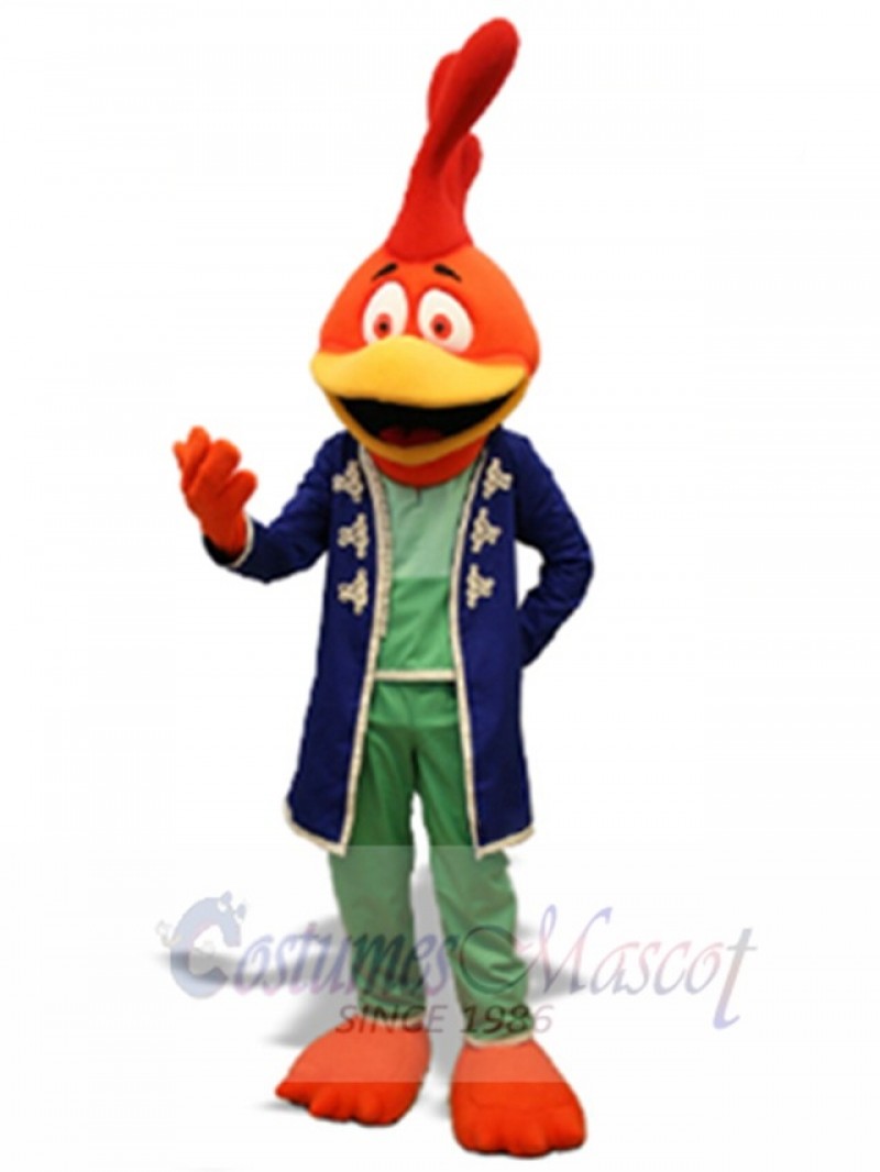 Rooster mascot costume