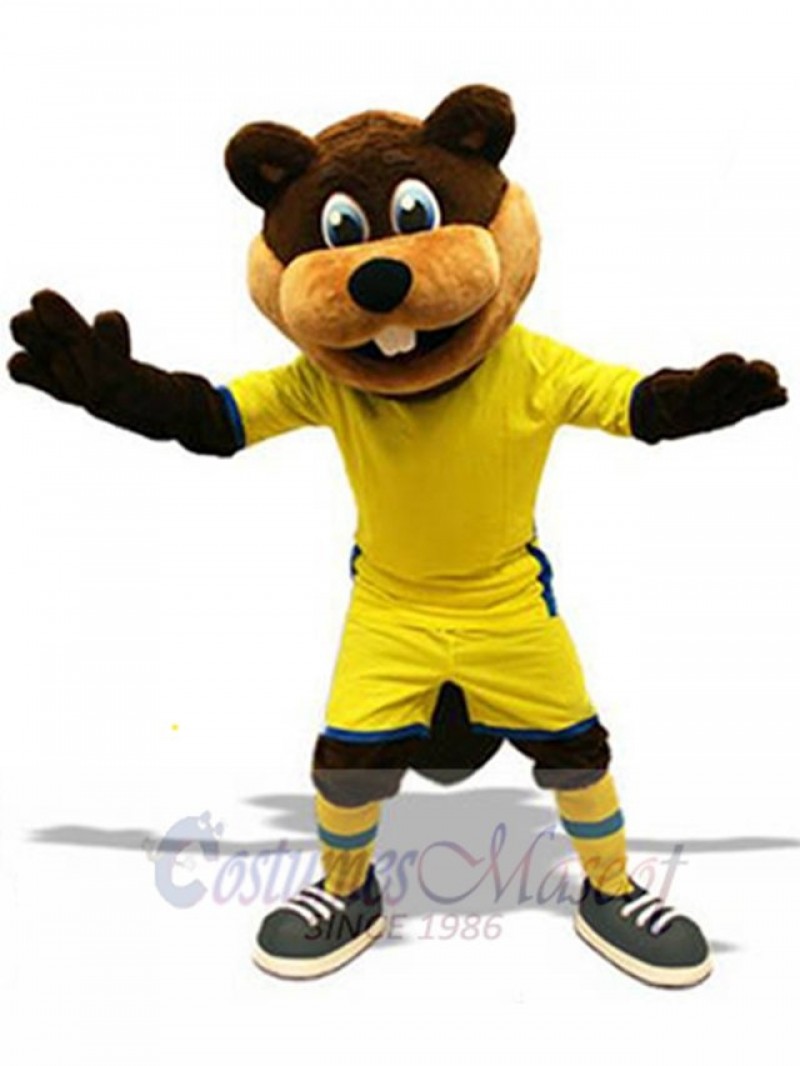 Beaver mascot costume