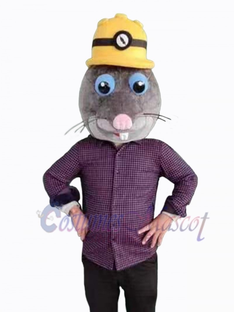 Mole mascot costume