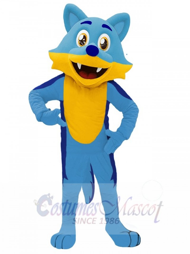 Wolf mascot costume