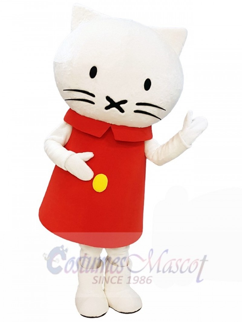 Musti Cat mascot costume