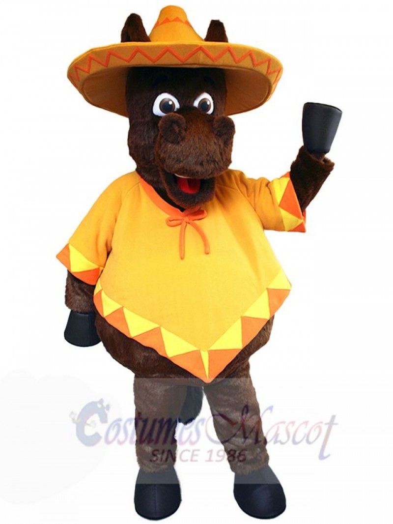 Horse mascot costume